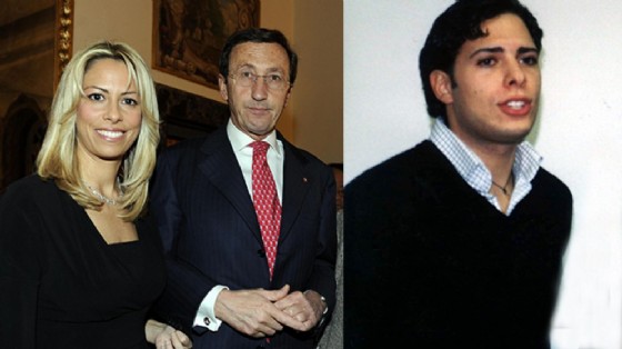 La procura di Roma ha ordinato l'arresto di Giancarlo Tulliani, cognato dell'ex presidente della Camera Gianfranco Fini nella foto in compagnia della moglie Elisabetta (© Danilo Schiavella | ANSA)