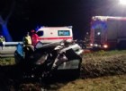 Auto si ribalta e finisce in un fosso, morto un 25enne