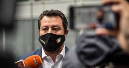 Il leader della Lega, Matteo Salvini