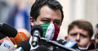 Il leader della Lega, Matteo Salvini