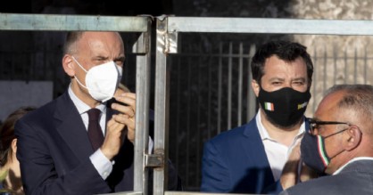 Enrico Letta e Matteo Salvini