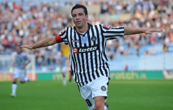 Antonio Di Natale è di nuovo a disposizione dopo la giornata di squalifica