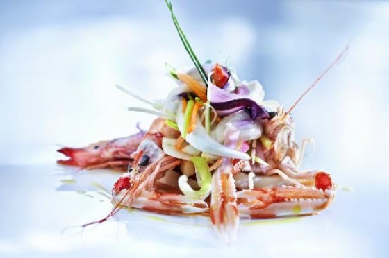 Catalana di scampi dell'Adriatico