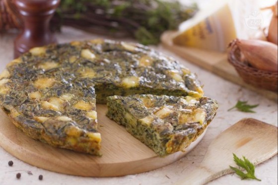 In una frittata, o una quiche