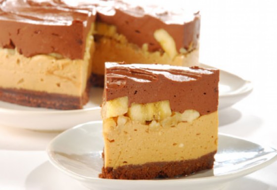 Una gustosa torta da realizzare con platano e cioccolato