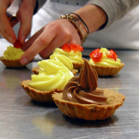 uno dei dolci preparati durante il corso uno dei corsi di cucina di Liberty