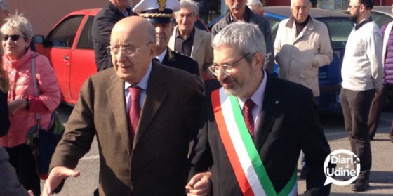 De Mita insieme al sindaco Honsell
