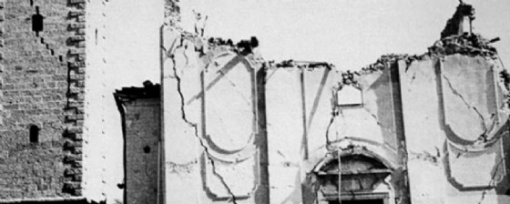 Majano dopo il terremoto del '76