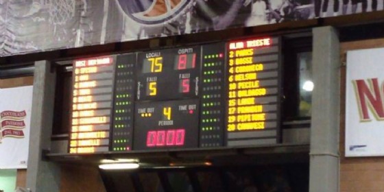 Vittoria in trasferta per Trieste