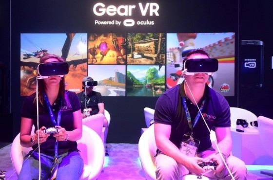 Virtual reality games got very real at E3 this year as studios showed off titles tailored for Oculus Rift, HTC Vive, PlayStation VR and Galaxy Gear VR headsets ©rederic J. Brown (AFP)
