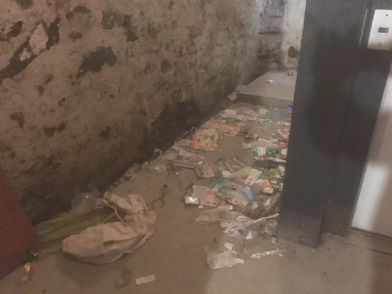 Immagine eloquente della situazione in via Marocchetti...