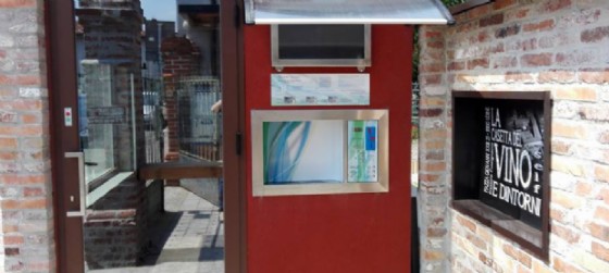 La casetta del vino di Cussignacco, dispone anche dell'erogatore dell'acqua