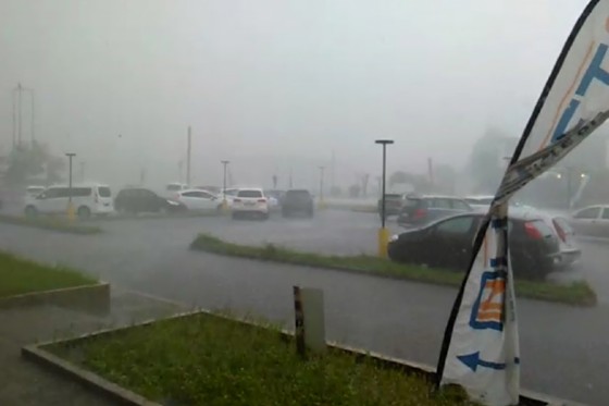 Pioggia e vento a Udine