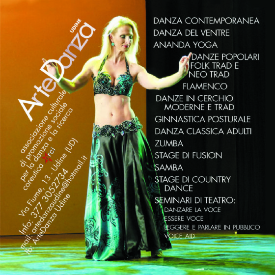 ArteDanza Udine presenta i nuovi corsi per il 2016, 2017 in occasione di una serata a porte aperte