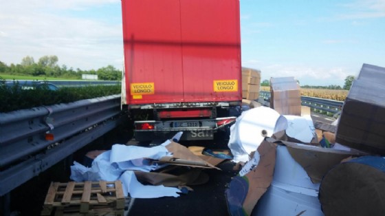 Il mezzo coinvolto nell'incidente