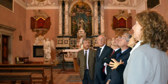 Il sopralluogo all'Uccellis