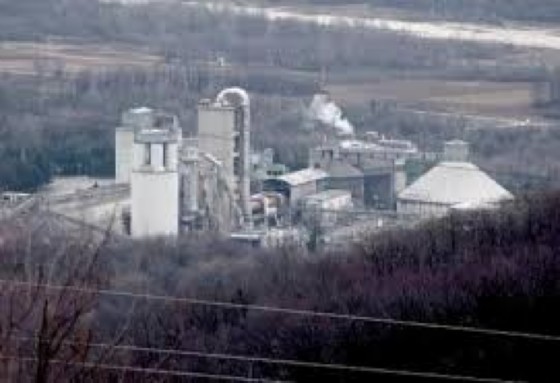 L'area occupata dall'azienda Cementizillo
