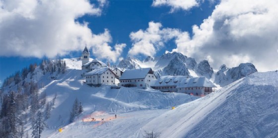 Il monte Lussari di Tarvisio (© Diario di Udine) Il monte Lussari di Tarvisio (© Diario di Udine)