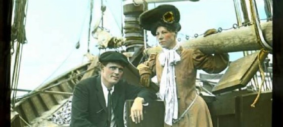Jack e Charmian London (© Teatro Miela) Jack e Charmian London (© Teatro Miela)