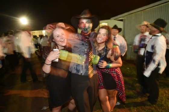 Ariah Park revellers get unlimited alcohol for their Aus$120 (US$92) entry ticket and a goody bag that includes a plastic beer cup and a condom