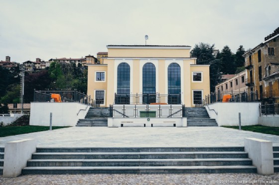 L'esterno della nuova biblioteca civica di Biella