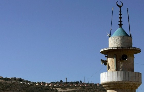 The minaret of a mosque in the West Bank village of Lubban Ash-Sharqiya, south of Nablus, pictured May 4, 2010