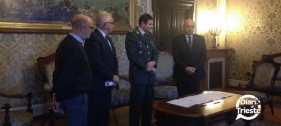Carlo Grilli, Giorgio Rossi, Giovanni Padula e Roberto Dipiazza