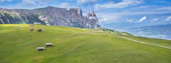Una veduta dell'Alpe di Siusi