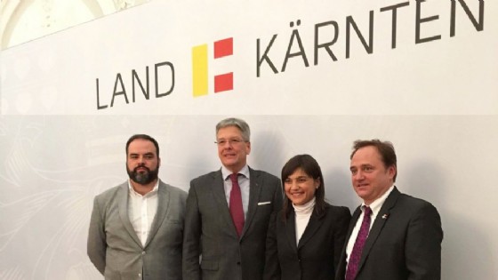 L'incontro tra Kaiser, Serracchiani e il sindaco Buzzi