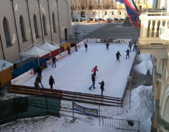 La pista di pattinaggio (© Comune di Biella) La pista di pattinaggio (© Comune di Biella)