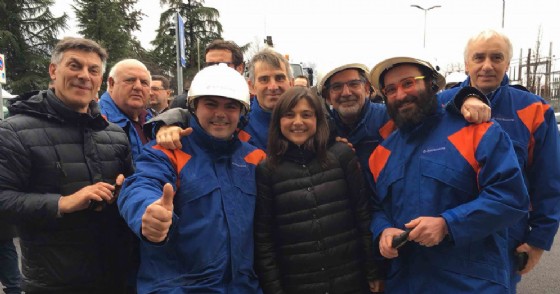 Una foto ricordo con la presidente Serracchiani