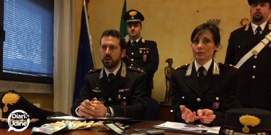 La presentazione dell'attività svolta da parte dei carabinieri