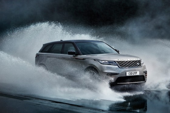La Range Rover Velar in azione