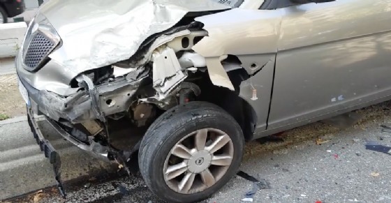 La Lancia Y coinvolta nell'incidente