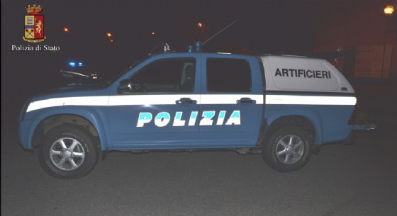 Gli artificieri provenienti da Torino