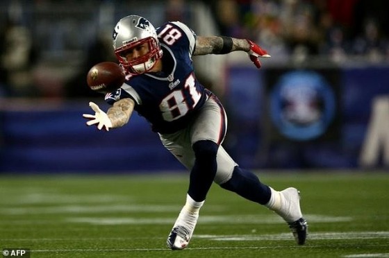 His death ended a spectacular fall from grace for a man who signed a $40 million contract in 2012 with this year's reigning Super Bowl champions, the New England Patriots, after a troubled upbringing in Connecticut
