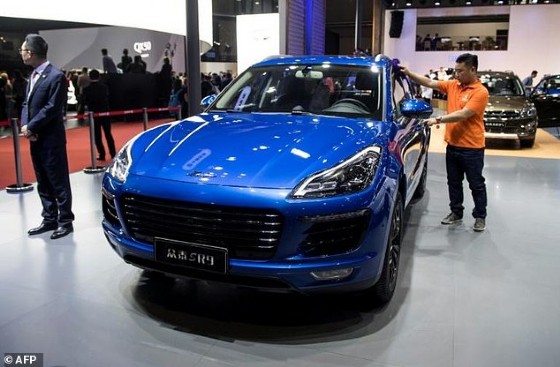 Auto doppelgangers on show in Shanghai include one by little-known Chinese brand Zotye which could be mistaken for Porsche's sporty Macan SUV