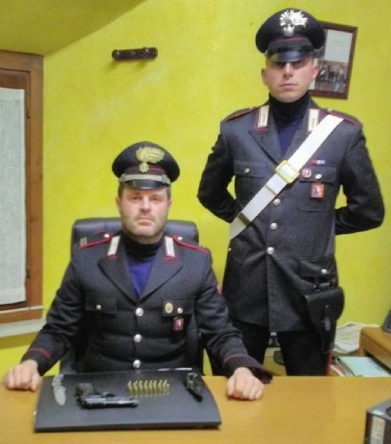 Armi e proiettili sequestrati dai carabinieri