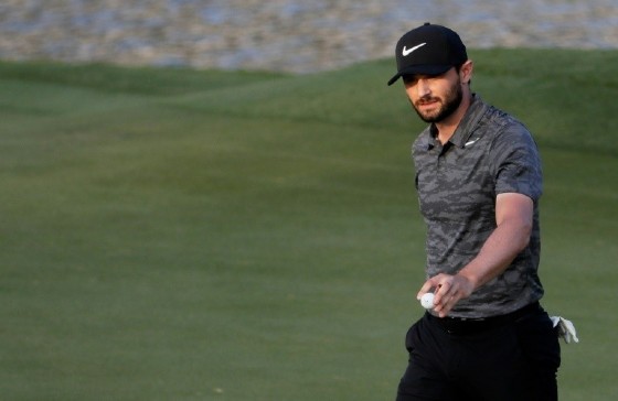 Kyle Stanley of the US, seen on the 17th green during the third round of The Pplayers Championship, at TPC Sawgrass in Ponte Vedra Beach, Florida, on May 13, 2017