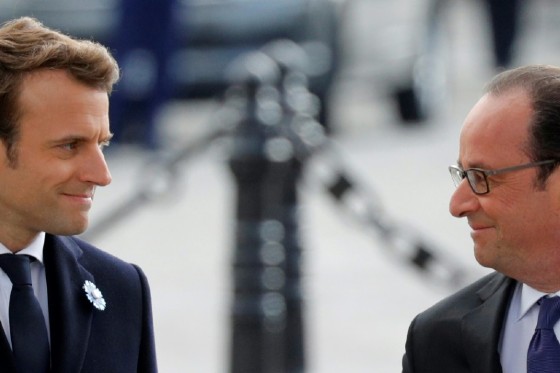 President Francois Hollande launched the rise of his successor Emmanuel Macron, appointing him as an economic advisor