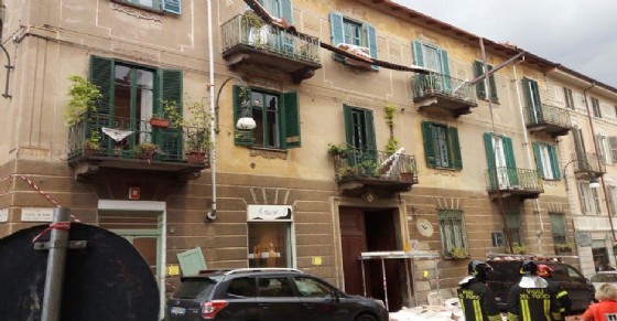 Crollo in via Romani