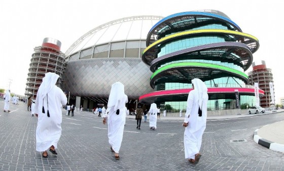 The Khalifa International Stadium in Doha was refurbished ahead of the Qatar 2022 FIFA World Cup, an event that antcipates drawing up to 1.3 million fans