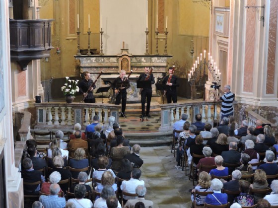 L'esibizione del quartetto di fagotti Quadrivium