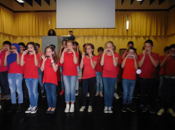 Durante uno degli spettacoli