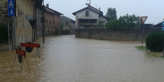 Acqua alta a Persereano