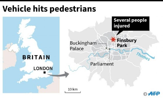 Vehicle hits pedestrians