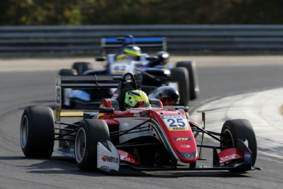 Schumi Jr in azione nell'appuntamento dell'Hungaroring