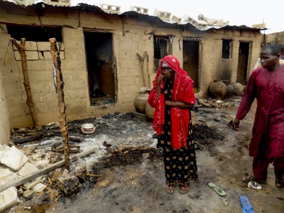 The attack targeted Dalori Kofa village in northeast Nigeria which adjoins a camp for thousands of people displaced by Boko Haram violence