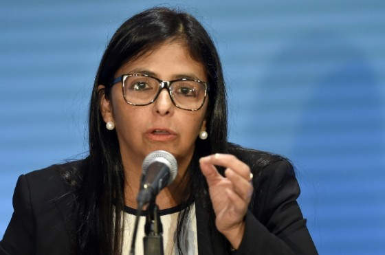 Venezuelan Foreign Minister Delcy Rodriguez said Caracas would not recognize any proposal by the OAS aimed at ending the crisis in her country