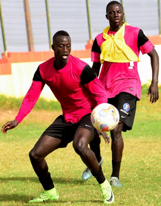 Ibrahima Niane (L) is about to join French Ligue 1 side FC Metz, which has a relationship with Generation Foot going back to 2003